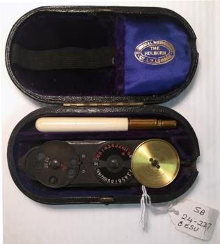 Ophthalmoscope, Morton's reflecting direct - in case